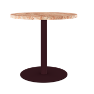 Burgundy Halo Cafe Table